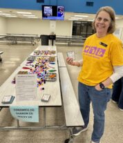 Art and color exploration at Little Explorers STEAM Night