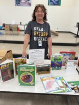 Community partners supporting families at Little Explorers STEAM Night