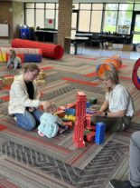 Young child enjoying hands-on learning