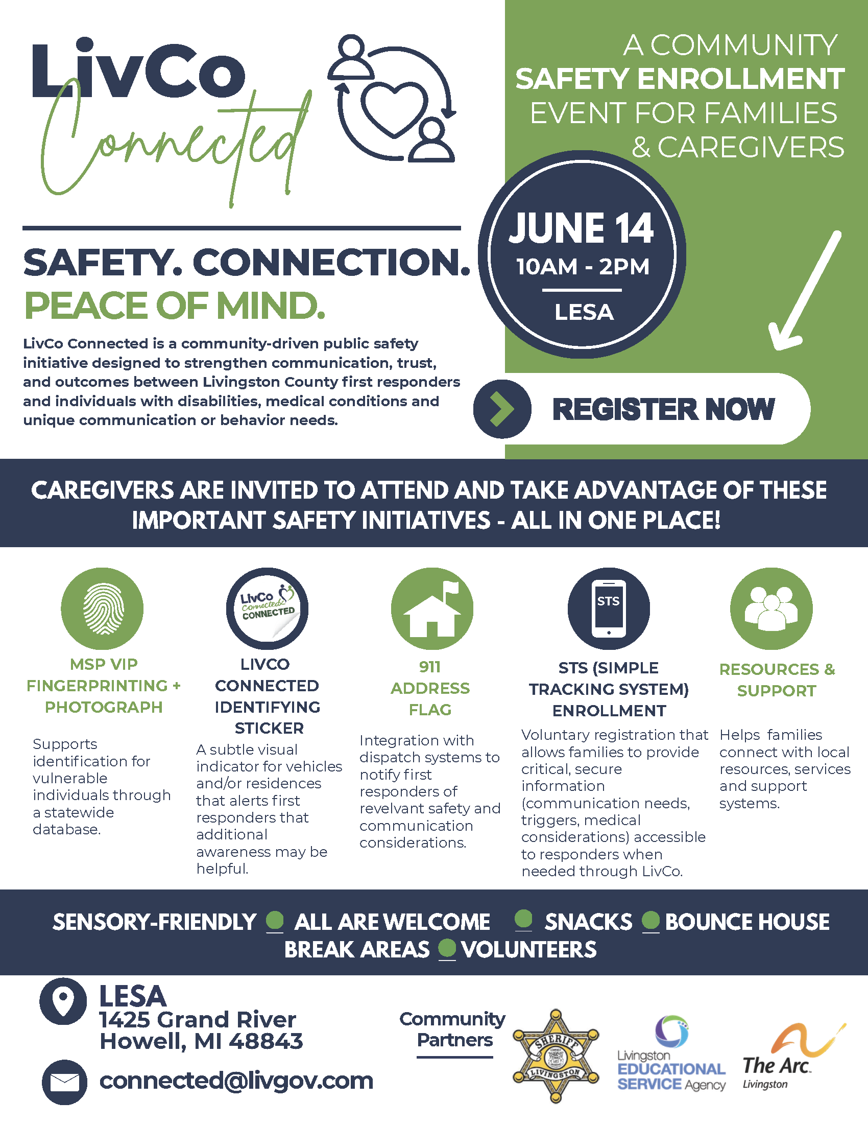LivCo Connected Safety Event flyer