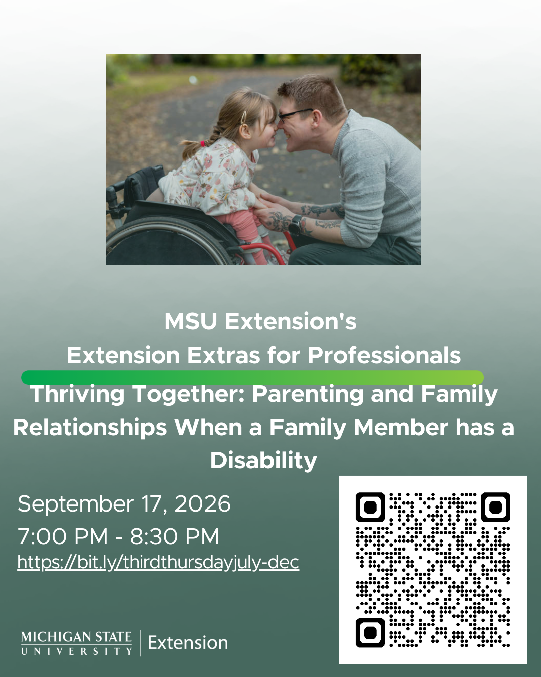 MSU Extension Thriving Together Parenting and Family Relationships When a Family Member Has a Disability
